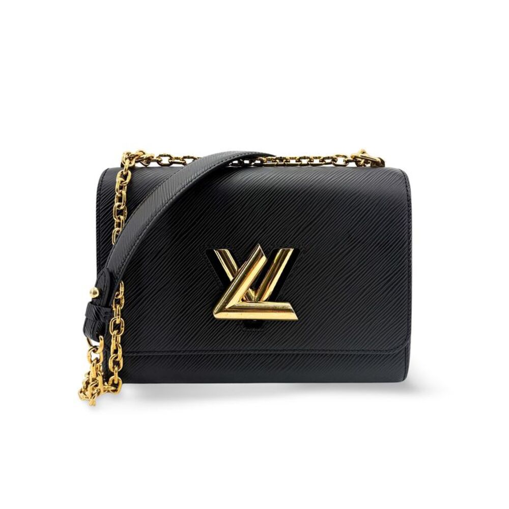 Louis Vuitton Twist Epi Leather Black Leather Handbag